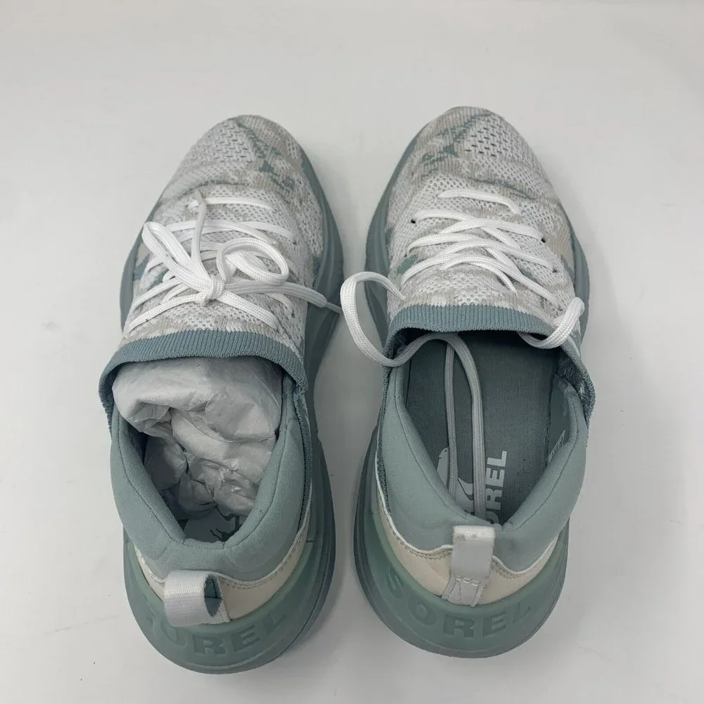 Sorel Explorer Blitz Sneakers Women's 8 Crushed Blue White Stride Lace Up S0611‎